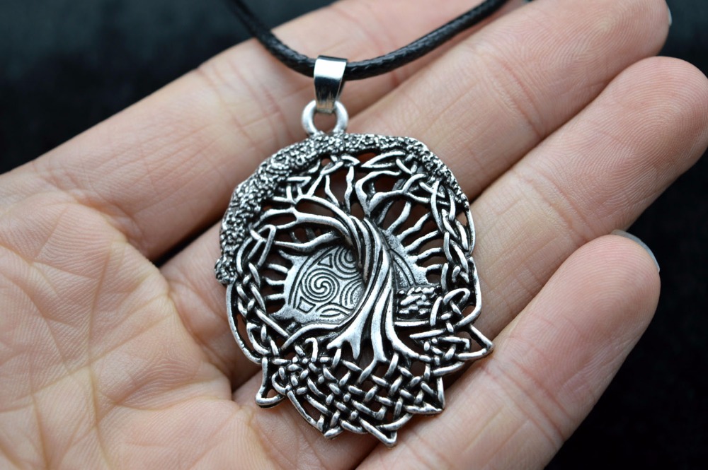 Ethnic Fashion World - สร้อยคอต้นไม้ครอบครัว Slavic Rod จี้ไวกิ้งพระเครื่อง Talismans Celt
