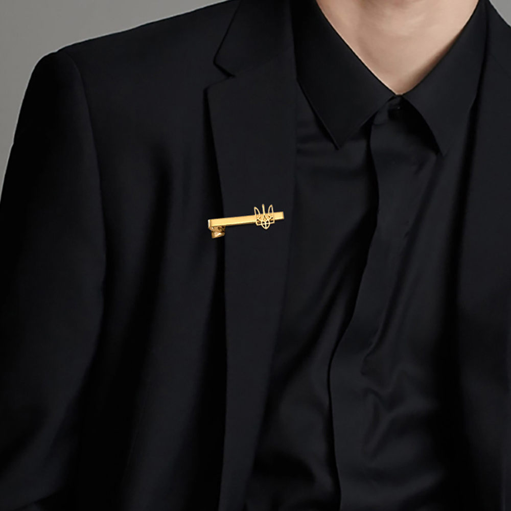 คลิปหนีบเนคไทผู้ชายลายตราสัญลั - Ethnic Fashion Logo บทวิจารณ์และราคา