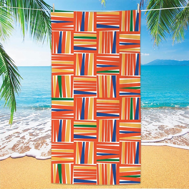 ผ้าเช็ดตัววินเทจลายชนเผ่าอิคัต - Ikat Woven Fabric บทวิจารณ์และราคา