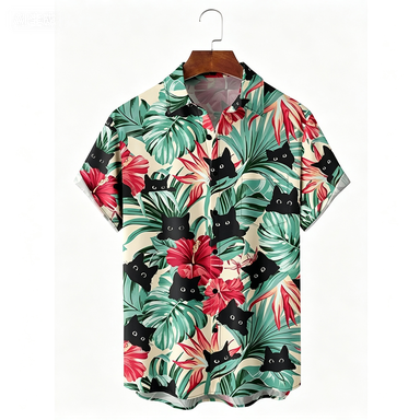 เสื้อเชิ้ตลายดอกไม้สไตล์ฮาวายส - Ethnic Fashion Style บทวิจารณ์และราคา